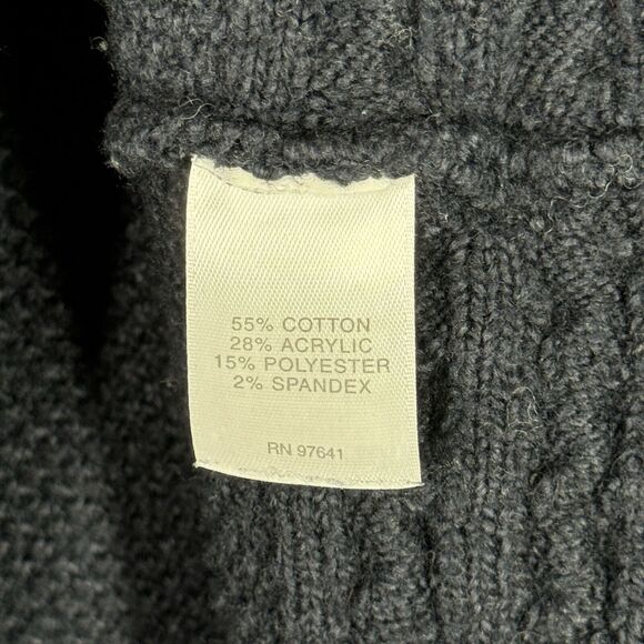 J Jill Sweater Womens Large Blue Stretch Office Casual Versatile Bohemian Preppy - Picture 6 of 7